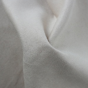 100% Polyester Warp Kain Suede untuk Hometextile Sepatu Bahan Bantal Bantal