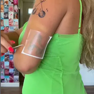 Tatouage semi permanente Inkbox tatuagem personalizar henna suco preto azul simples tatu adesivo tatuagens temporárias design flor impressão