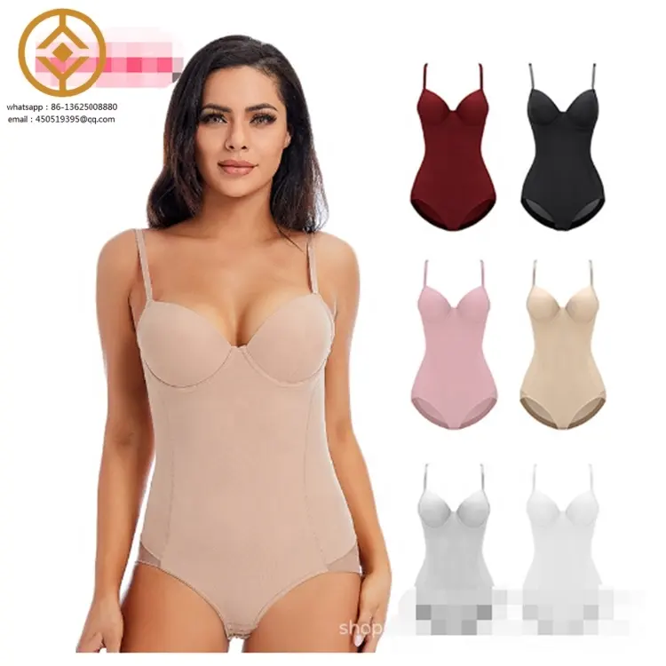 Hbs442 Cơ Bản Mùa Hè 2023 Phụ Nữ Spaghetti Dây Đeo Bodysuit Mặc Giản Dị Phụ Nữ Một Mảnh Bodysuit