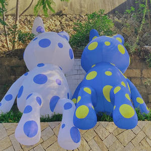 Portable Party Event Decor Air Sealed <strong>Inflatable</strong> Teddy <strong>Bear</strong> Transparent Neon Pink <strong>Inflatable</strong> Giant <strong>Gummy</strong> <strong>Bear</strong> - Product Image 5