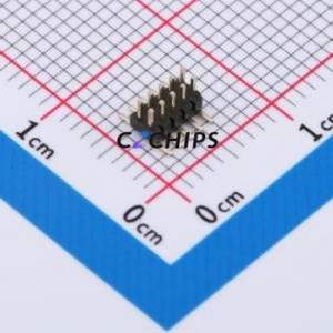 ZX-PZ1.0-<b>2</b>-5PWZ <b>Pin</b> Header SMD,P=1mm <b>Connector</b> ( <b>Pin</b> Structure: 2x5P )( Pitch: 1mm )( Row Spacing: 1mm ) - Product Image 1