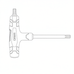 Clé Torx Fervi avec poignée en plastique L1 L2 L3 Dimensions - Product Image 2