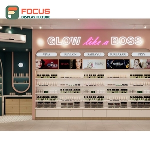 Support d'affichage haut de gamme pour extensions de cheveux, étagère multi-niveaux, support d'affichage durable en bois et en verre - Product Image 3