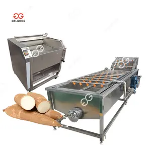 High Quality Fruit And Root Vegetable Cleaner Oyster Chilli Berry Washing Machine Cassava Peeler And Washer