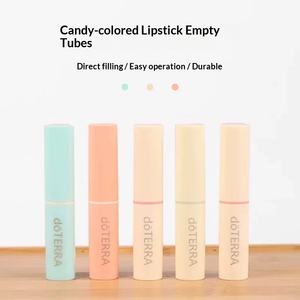 手作りDIY ABS彫刻入り多色直充式サンプル子供用韓国風空リップスティック - Product Image 2