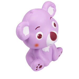 Lindo peluche de koala morado, figura de animal de dibujos animados de plástico suave para actividades promocionales - Product Image 3