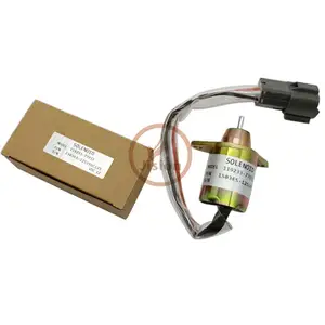 Excavator Bagian 1503ES-12S5SUC12S Mesin Mematikan Solenoid 12V Kemasukan Solenoid 119233-77932