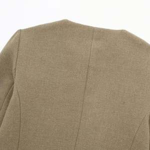 แจ็กเก็ตเคลือบแขนยาวแฟชั่นสำหรับผู้หญิงเสื้อผ้าแนวสตรีทเสื้อตัวนอกแบบมีกระดุมติดเสื้อเก๋ไก๋สำหรับผู้หญิง - Product Image 5