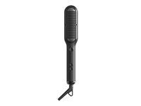 Peigne à cheveux ionique de haute qualité, lisseur de couleur noir mat, 1 pièce