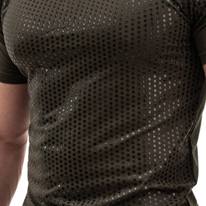 Chemises décontractées pour hommes Ville Sports avec logo personnalisé imprimé numériquement, mélange polyester/coton, respirantes, à manches courtes, vente chaude, automne - Product Image 3