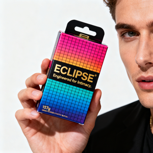 Boîte d'emballage de préservatifs écologiques avec logo personnalisé, boîte en papier enduit pliable pour usage intime adulte et emballage de vente au détail - Product Image 5