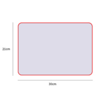 Tableau blanc de bureau A4 Offre Spéciale Double face coloré personnalisé enfants magnétique effaçable à sec pour l'enseignement des étudiants