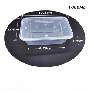 wholesale microwave plastic food container food disposable container disposable plastic lunch box with lid
