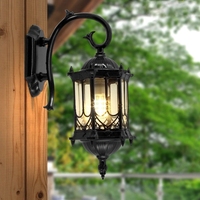 Lampe murale de jardin au design vintage, Style européen, pour l'extérieur, l'intérieur, l'hôtel, la station, la lanterne extérieure