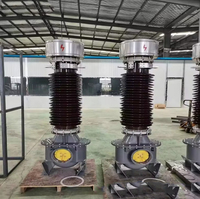 Transformateur de puissance inductif en cascade immergé dans l'huile 110 kV, monophasé 50 Hz/60 Hz, ISO CE pour applications OPNP CT/VTPT