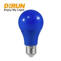 Globe décoratif led, AC/DC 12V, ampoule de couleur LED, rouge, jaune, bleu, vert, rose, A60, 5w, 7W, 9W, e27