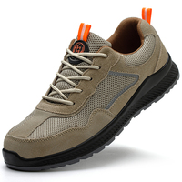 Fabrication de chaussures de sécurité antidérapantes de marque unisexes respirantes pour hommes et femmes.