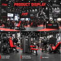 Équipement de musculation commercial FRS en acier, ensemble complet de machines de musculation à charge par plaques et poids libres, robuste pour centre de fitness