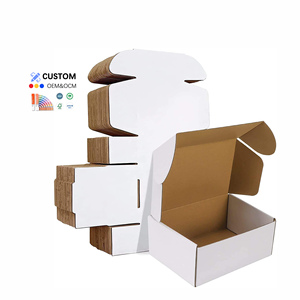 4x4x2 Shipping Boxes Set Of 100, White Small Corrugated Cardboard Box Mailer Box - View #13