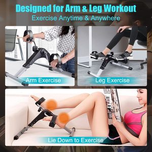 Mini bước gấp dưới bàn xe đạp bàn đạp Exerciser ABS Vật liệu nhà văn phòng tập thể dục tập thể dục tập thể dục mini xe đạp peddler máy - Product Image 4