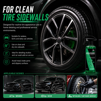 500ML Gloss Car Tire Black Shine Tire Shine & Protectants Long Lasting Auto Gloss Cleaner Wet Tire Shine Spray