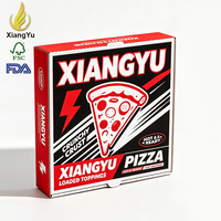 Boîte à pizza octogonale personnalisée Xiangyu, emballage en carton ondulé pour la livraison de pizzas, restaurants, vente en gros