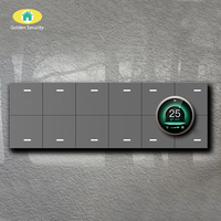 Nouvel interrupteur mural intelligent 2025 Tuya/Life, écran tactile sans fil à intensité variable, commande à distance par application mobile, réseau Zigbee, 10A Max