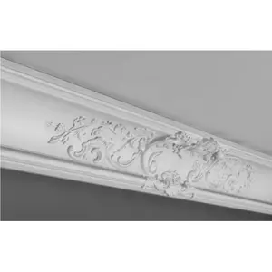 ceiling apartment conference center decoration Polyurethane lighted crown molding