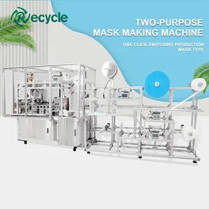 Fast Delivery High Speed 3 Ply Wide Ear Tape Rope Elastic Mask Making Machine