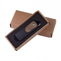 Couteau de poche pliable en acier inoxydable de qualité supérieure avec manche en bois, taille mini pour le camping, la chasse, couteau personnalisable OEM