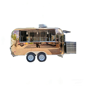 Remolque de comida para helados, perrito caliente y hamburguesa, carrito de comida rápida, camión de comida móvil - Product Image 3
