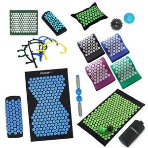 Produsen meringankan stres nyeri punggung tubuh Spike matras akupresur dan Set bantal tikar pijat akupunktur - Product Image 1