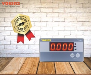ตัวบ่งชี้กระบวนการดิจิตอล Yokins Y4-PI รับสัญญาณ 0-10V DC จอแสดงผลแบบตั้งโปรแกรมได้ 4 หลัก ขนาด 96x48 มม. เครื่องวัดแบบติดตั้งบนแผงควบคุมสำหรับงานอุตสาหกรรม - Product Image 1