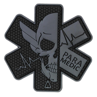 Patchs de premiers soins d'insigne de bataille de serpent bleu en caoutchouc PVC Star of Life