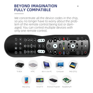 Inteset INT-422 4-trong-1 phổ Backlit hồng ngoại học tập điều khiển từ xa cho Apple TV <span class=keywords><strong>Xbox</strong></span> một Roku TV phương tiện truyền thông trung tâm - Product Image 4