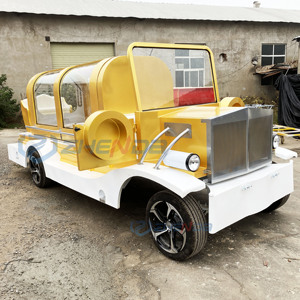 High Quality Electric Double-Color Funeral Car 4-Wheel Vintage Car Special Transportation for Funeral - Product Image 2