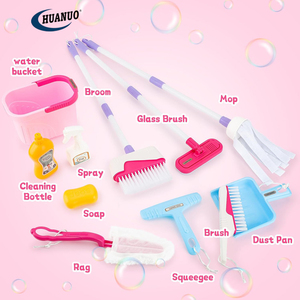 Juego de limpieza para niños, 12 Uds., juego de limpieza, juego de limpieza para niños, juego de <span class=keywords><strong>escoba</strong></span> y fregona, juguetes de limpieza - Product Image 3