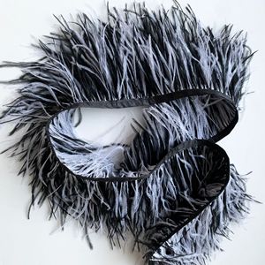 Tiras <span class=keywords><strong>de</strong></span> Tela Multicapa Teñidas con Plumas <span class=keywords><strong>de</strong></span> <span class=keywords><strong>Avestruz</strong></span> y Plumas para Bordes, Boa <span class=keywords><strong>de</strong></span> Plumas para Accesorios <span class=keywords><strong>de</strong></span> Ropa, Cinturón DIY - Venta Directa <span class=keywords><strong>de</strong></span> Fábrica - Product Image 5
