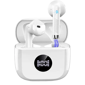 Inalámbrico para <span class=keywords><strong>Bluetooth</strong></span> Mini Earbuds HE-051 con pantalla LED Cancelación de ruido Auriculares deportivos In-Ear Impermeable - Product Image 1