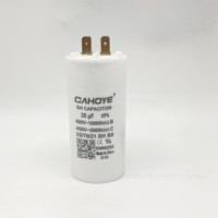 Condensateur à film polypropylène Hongye CBB60 pour moteur AC, ventilateur industriel, machine à laver, pompe à eau - Haute efficacité 20-100uf