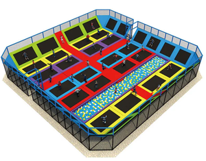 Équipement de divertissement de trampoline, Parc de trampoline élastique avec obstacles, Parc de saut commercial - Product Image 4