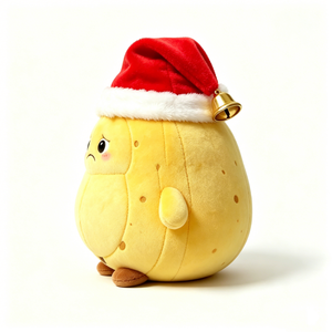 Peluche de Patata Amarilla Festiva Personalizable para Decoración Navideña, Regalo de Peluche de Patata con Temática de Comida para Navidad - Product Image 3
