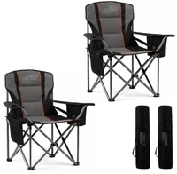 Chaise pliante robuste en tissu Oxford avec accoudoirs rigides, idéale pour la plage, les pique-niques, la pêche, le camping et les activités de plein air (chaise fer à cheval)