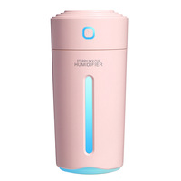 Mini humidificateur d'air USB 280 ml à sept couleurs pour voitures