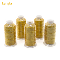 Nouveau produit 123g 6 brins Fil à broder en soie dorée et argentée multi-brins Fil métallique DIY Fil à tresser Bracelet Bijoux