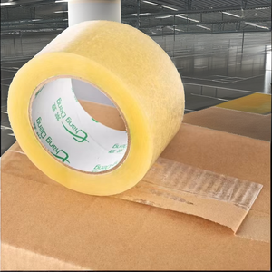 Cinta de Sellado de Cartón Transparente/Marrón de 50 Metros, Resistente, Sensible a la Presión, Ecológica, Impermeable, de Acrílico PE |   Paquete al por Mayor de 96 Piezas - Product Image 2