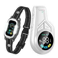 Dispositivo de Control de Ladridos 2 en 1, 3 Modos, Collar de Adiestramiento para Perros, Impermeable, Multifuncional, Linterna LED, Uso Nocturno para Todos los Perros