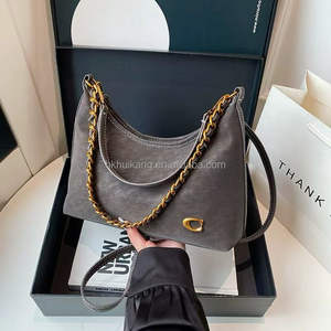 High Quality <b>Suede</b> Zipper Luxury Designer Hand <b>Bags</b> Lady Crossbody <b>Bags</b> Geometric Pattern Chain Fashionable Waterproof 2-2.9L - Product Image 4