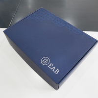 Boîte cadeau pliable de luxe en carton ondulé, couleur personnalisée, boîte d'expédition en papier avec logo pour chaussures, vêtements, t-shirts, costumes