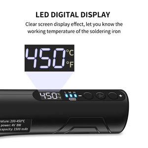 <span class=keywords><strong>Fer</strong></span> <span class=keywords><strong>à</strong></span> <span class=keywords><strong>souder</strong></span> intelligent portable USB 8W <span class=keywords><strong>sans</strong></span> <span class=keywords><strong>fil</strong></span> <span class=keywords><strong>rechargeable</strong></span> batterie au lithium grande capacité LED <span class=keywords><strong>fer</strong></span> <span class=keywords><strong>à</strong></span> <span class=keywords><strong>souder</strong></span> <span class=keywords><strong>à</strong></span> affichage numérique - Product Image 3